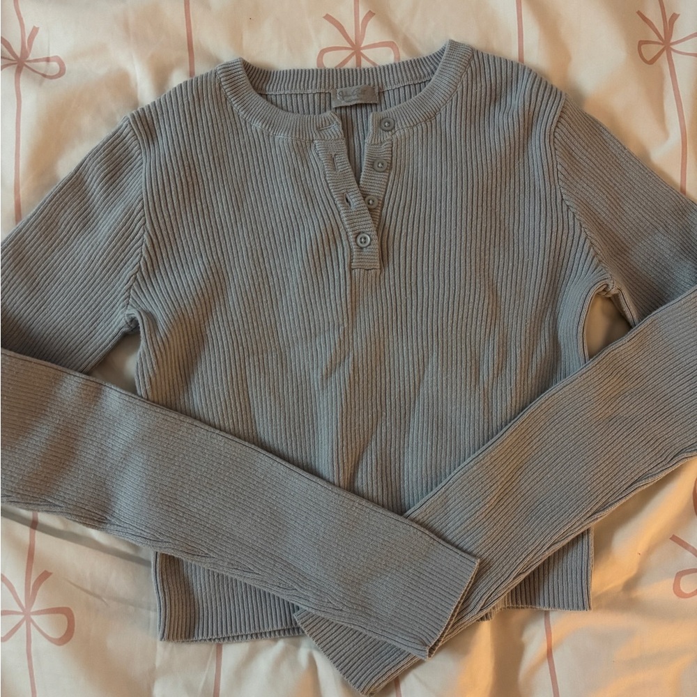 Brandy Melville Blue Long Sleeve